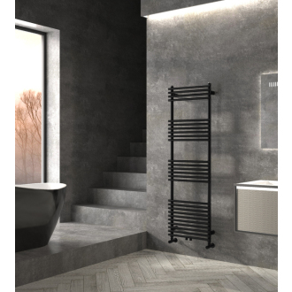 CERANO Vykurovacie teleso Luigi kombinovaný D5 713W čierna matná 1600x500 mm CER-429688