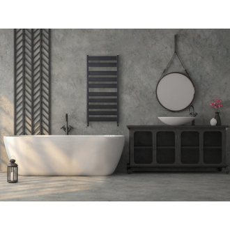 CERANO Vykurovacie teleso Marco kombinované 816W čierna matná 1125x550 mm LIV-WP-10-55