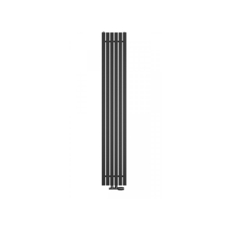 CERANO Vykurovacie teleso Pyricus kombinované D5 721W čierna matná 1800x290 mm CER-18029B
