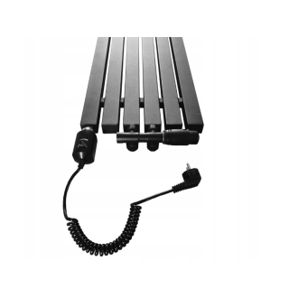 CERANO Vykurovacie teleso Pyricus kombinované D5 721W čierna matná 1800x290 mm CER-18029B