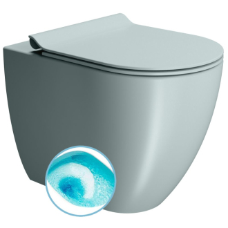 PURA WC misa stojaca, Swirlflush, 36x55cm, spodný/zadný odpad, ghiaccio dual-mat 880315