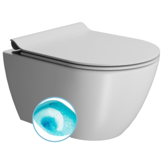 PURA závesná WC misa, Swirlflush, 36x50cm, biela dual-mat 881609