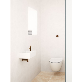 PURA závesná WC misa, Swirlflush, 36x50cm, biela dual-mat 881609