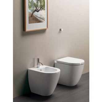 PURA WC misa stojaca, Swirlflush, 36x50cm, spodný/zadný odpad, biela ExtraGlaze 882011