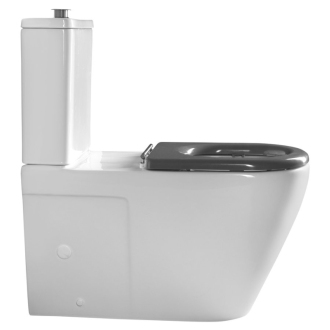 MEDIC RIMLESS WC kombi misa s nádržkou, spodný/zadný odpad, biela MC102