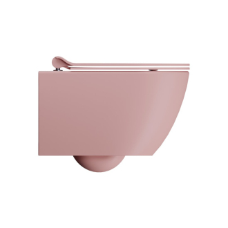 PURA závesná WC misa, Swirlflush, 36x50cm, blush dual-mat 881624