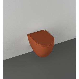 INFINITY závesná WC misa, Rimless, 36,5x53cm, terracotta 10NF02004-2U