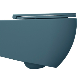 INFINITY závesná WC misa, Rimless, 36,5x53cm, zelená petrol 10NF02004-2P