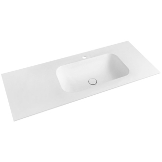 TREOS umývadlo 96,6x51,3 cm, rockstone, pravé, biela mat TS097-0101-R