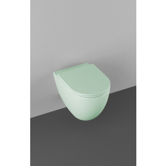 INFINITY závesná WC misa, Rimless, 36,5x53cm, zelená mint 10NF02001-2T