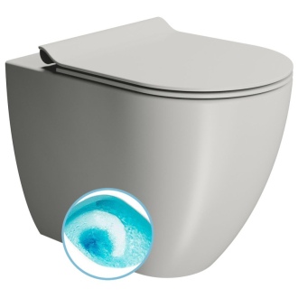 PURA WC misa stojaca, Swirlflush, 36x55cm, spodný/zadný odpad, cenere dual-mat 880317