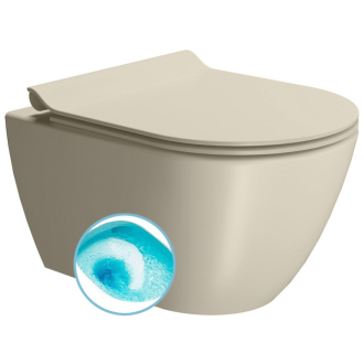 PURA závesná WC misa, Swirlflush, 36x50cm, creta dual-mat 881608