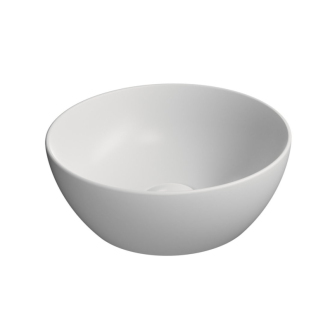 PURA keramické umývadlo na dosku, priemer 32cm, biela mat 885409