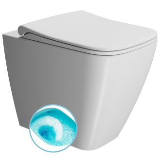 NUBES WC misa stojaca, Swirlflush, 35x52cm, spodný/zadný odpad, biela dual-mat 961009