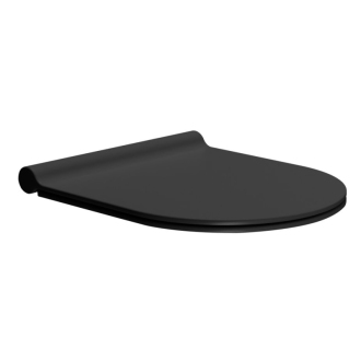 PURA/KUBE X sedadlo, SLIM, Soft Close, duroplast, čierna mat MS76SN26