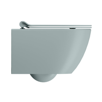PURA závesná WC misa, Swirlflush, 36x50cm, ghiaccio dual-mat 881615