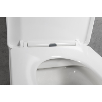 LEON WC sedátko, Slim, Soft Close, duroplast, biela 301.307.4