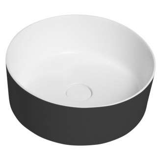 THIN umývadlo na dosku, Rockstone, ? 38 cm, carina/biela mat WN548-41