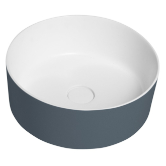 THIN umývadlo na dosku, Rockstone, ? 38 cm, siena/biela mat WN548-42