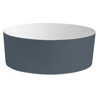 THIN umývadlo na dosku, Rockstone, ? 38 cm, siena/biela mat WN548-42