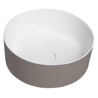 THIN umývadlo na dosku, Rockstone, ? 38 cm, agila/biela mat WN548-43