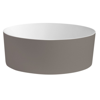 THIN umývadlo na dosku, Rockstone, ? 38 cm, agila/biela mat WN548-43