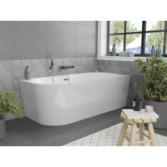 Mexen MIA vaňa voľne stojaca pravá 170x80 cm, bez krytky prepadu a zátky 52691708000P-SS