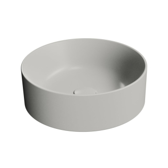 KUBE X keramické umývadlo na dosku, priemer 40cm, cenere mat 942617