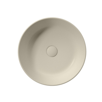 KUBE X keramické umývadlo na dosku, priemer 40cm, creta mat 942608