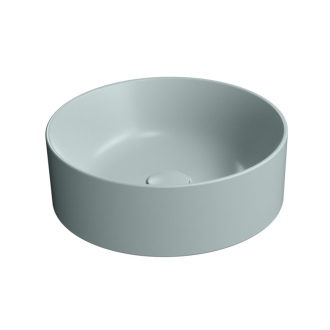 KUBE X keramické umývadlo na dosku, priemer 40cm, ghiaccio mat 942615