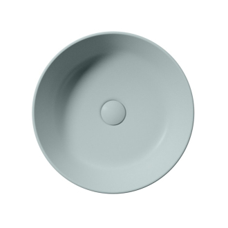 KUBE X keramické umývadlo na dosku, priemer 40cm, ghiaccio mat 942615