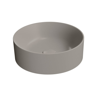 KUBE X keramické umývadlo na dosku, priemer 40cm, tortora mat 942605