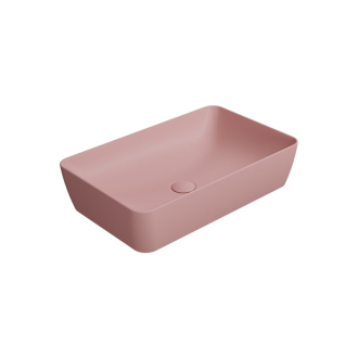 NUBES keramické umývadlo na dosku 60x38cm, blush mat 903624