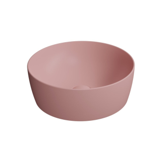 NUBES keramické umývadlo na dosku priemer 40cm, blush mat 903924