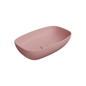 NUBES keramické umývadlo na dosku 60x38cm, blush mat 978324