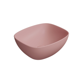 NUBES keramické umývadlo na dosku 40x35cm, blush mat 978524