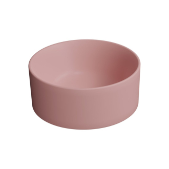 KUBE X keramické umývadlo na dosku, priemer 32cm, blush mat 943524
