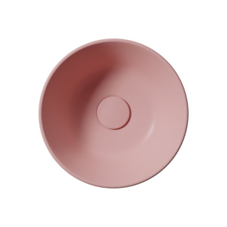 KUBE X keramické umývadlo na dosku, priemer 32cm, blush mat 943524