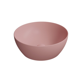 PURA keramické umývadlo na dosku, priemer 42cm, blush mat 885124