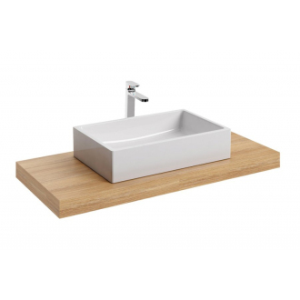Ravak umývadlo FORMY 01 500 D white bez prepadu XJL01250000