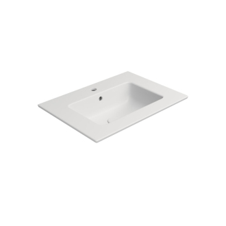 PURA keramické umývadlo Slim 62x46cm, biela mat 8884109