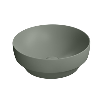 PURA keramické umývadlo na dosku, priemer 40cm, agave mat 884604
