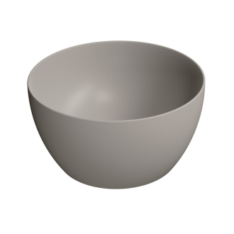 PURA keramické umývadlo na dosku, priemer 42cm, tortora mat 885205