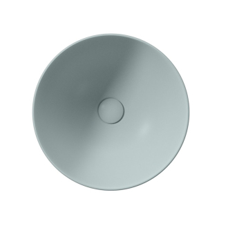 PURA keramické umývadlo na dosku, priemer 42cm, ghiaccio mat 885215