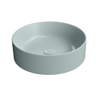 KUBE X keramické umývadlo na dosku, priemer 45cm, ghiaccio mat 942715
