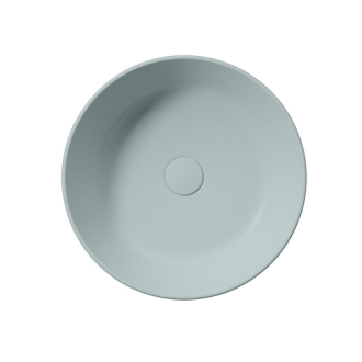 KUBE X keramické umývadlo na dosku, priemer 45cm, ghiaccio mat 942715