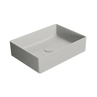 KUBE X keramické umývadlo na dosku, 50x37cm, cenere mat 942917