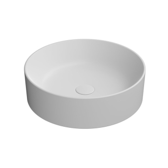 KUBE X keramické umývadlo na dosku, priemer 45cm, biela mat 942709
