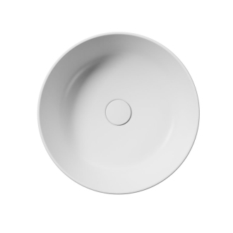 KUBE X keramické umývadlo na dosku, priemer 45cm, biela mat 942709