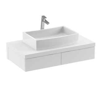 Ravak umývadlo FORMY 02 600 D white bez prepadu XJM01260000